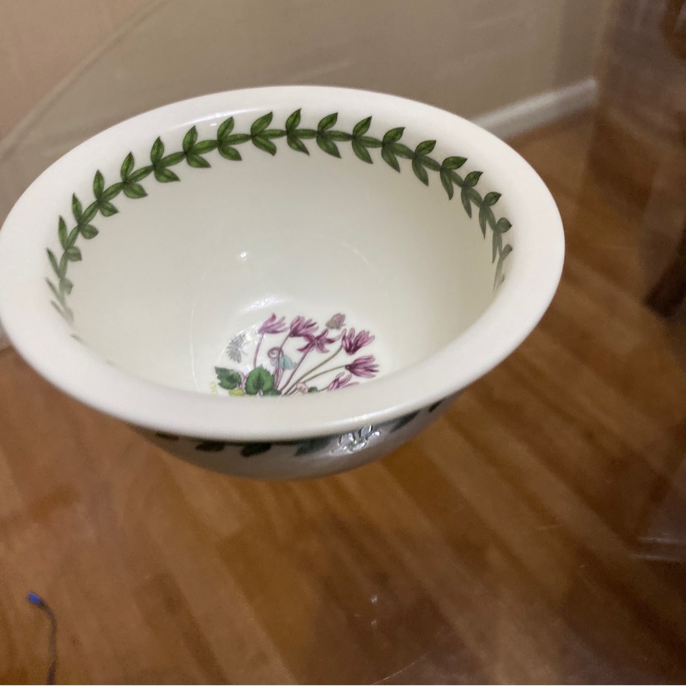 Brand New Set Of Mini Bowl Botanic Garden Porcelain.